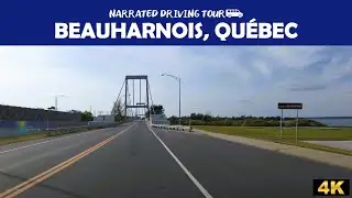 🚗 Beauharnois, Québec 🌞4K Drive