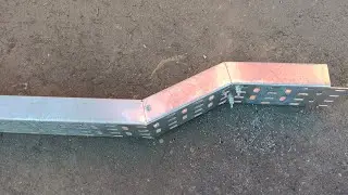 How to Make Cable Tray 30 Degree Offset Bend !! cable tray 30 Degree offset bend !  Hindi