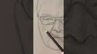 Making a quick sketch of my grandpa #art #drawing #sketch