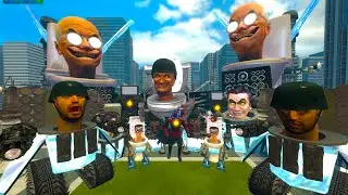NEW UPGRADED SCIENTIST SKIBIDI TOILET vs UPGRADED TITAN SPEAKERMAN & OTHER NEW BOSSES In Garry's Mod