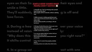 5 Subtle Mind Games Jo Log Notice Hi Nahi Karte | Dark Psychology Tricks#quotes #quotes