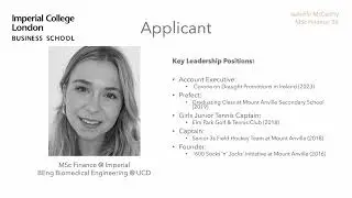 Women Mean Business Application