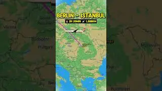 Berlin (BER) to Istanbul (IST) Turkish Airlines Flight TK1722 #aviation #airplane #routeexplorer