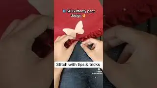 3D butterfly pant desing😮😮😮😮😮