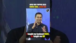 Sonali Jena | Rank 169 | An Inspiring Journey #OPSCOCSTopper2023 #PW #Shorts
