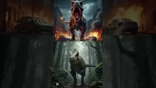 Dinosaur Battle: King of the Prehistoric Arena #animals #anime #battleroyalegame #edit #shorts #diy