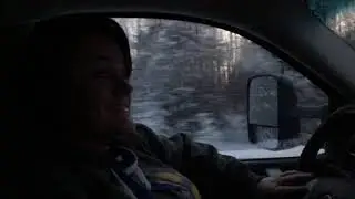 Cold morning commute