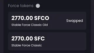 WITHOUT WEBSITE BLOCKCHANGE WORK IN SFCO TO SWAP SFC & MINTING NFT