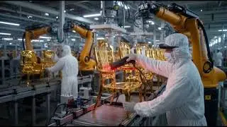 How the World&rsquo;s Largest Luxury Golden Chairs Are Made | Factory Tour 🪑👑