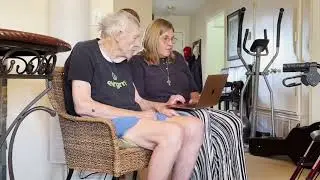 Amy Reads the End of Their Book to Her Dad