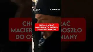 He wanted to record Macierewicz. A heated exchange ensued (January 10)