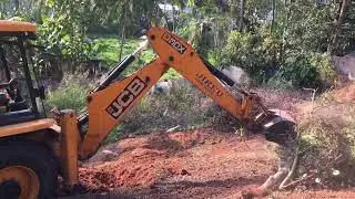jcb 3dx land cleaning work