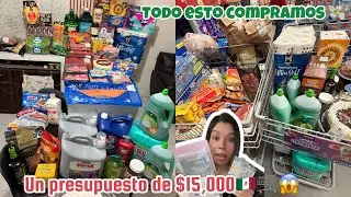 Fuimos a Sam’s con un presupuesto de 15,000 pesos🇲🇽😱 Esto fue lo que compramos🛒