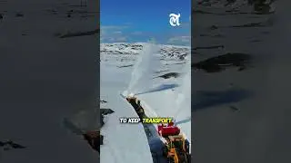 Norway Keeps Its Roads Open During Heavy Snow. #norway #snowfall