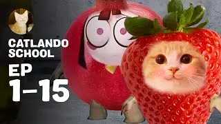 CATLANDO EP1-15 &mdash; ЛУЧШИЙ детский мультсериал про кошек! Песни бананового кота, весёлый кот и мног...
