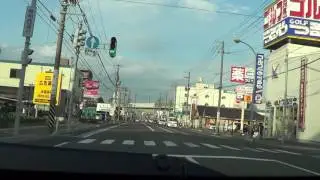 初夏の金曜日の夕方の新潟市をドライブ（新潟市中央区）[車載動画]