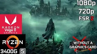 Hogwarts Legacy - Ryzen 5 3400G Vega 11 & 16GB RAM
