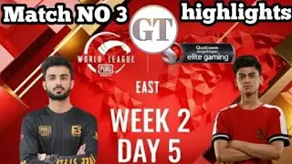 PMWL HIGHLIGHTS | PMWL WEEK 2 DAY 5 MATCH 3 HIGHLIGHTS | PMWL W2D3 MATCH 3 HIGHLIGHTS | PUBG MOBILE