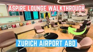 Inside the Aspire Lounge in Zurich Airport (A/B/D)