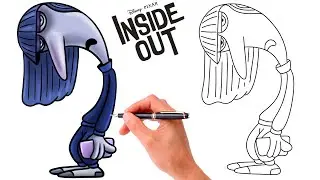 How To Draw ENNUI (Boredom) From INSIDE OUT 2 | Inside Out Drawing