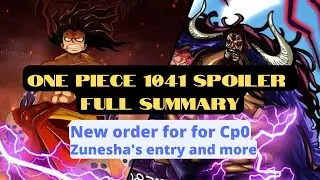 One piece chapter 1041 Spoiler Full Summary