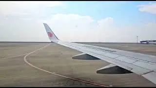 [機内映像] 中部国際空港を出発する中国国際航空、エアチャイナのB737-800 エンジンスタート 