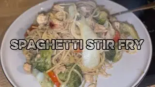 This Stir-Fry Spaghetti Hits DIFFERENT😤 #cooking #stirfry #spaghetti #food #asmrfood #noodles #viral
