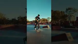 Ipozon trampoline scooter can help you practice your tricks! #scooter scooter #trampoline  #sports