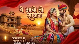 थे आवो तो साजन ❤️ | Soulful Rajasthani Romantic Song | Marwari Love Vibe | Kendy Series