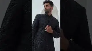 SR episode Armani fabric hand work new stylish designer suit Mumbai