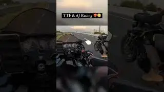 TTF & ajees ❤️✨ raceing #ttf #ttfvasan #ajees #ajsquad #zx10r #hyabusa #trending #shorts #race