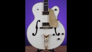 Elegant Gretsch G6136-CS USA Custom Shop White Falcon guitar in White
