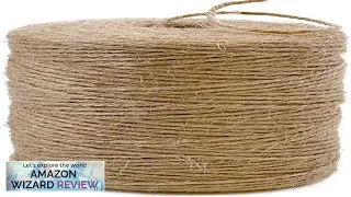 PerkHomy Natural Jute Twine 600 Feet Long Twine String for Crafts Gift Review