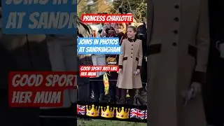 PRINCESS CHARMING CHARLOTTE JOINS IN PHOTOS SANDRINGHAM #britishroyalfamily PRINCE GEORGE SIS. LOUIS