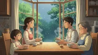 A Rainy Morning in My Childhood Kitchen | Cozy Slow Living ASMR 🌧️