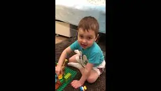 Обзор. Играем с Яном в LEGO DUPLO My First LEGO DUPLO Большая строительная пластина (2304)