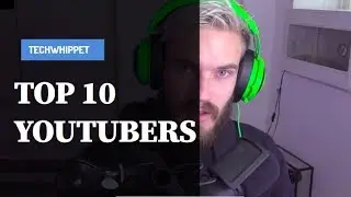 ✅Top 10 Youtubers in the world 2019 [Most Subscribed Youtubers] PewDiePie | Smosh | Vegetta777
