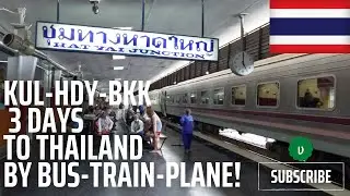 🇹🇭 EP.3 Hatyai - Bangkok 2nd Class Sleeper Train 17 Hours Experience! | Amazing Journey!