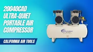 California Air Tools Ultra-Quiet Air Compressor  4 HP 20-Gallon 220 Volts Model# 20040CAD