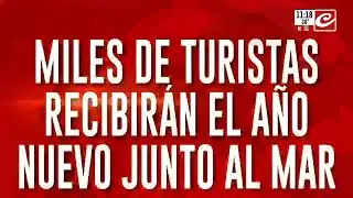 Miles de turistas recibirán el Año Nuevo junto al mar: 80% de ocupación hotelera en Mar del Plata