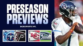 NFL Preseason Friday Night PREVIEW: Titans vs Falcons, Chiefs vs Seahawks