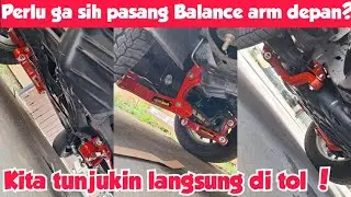 Pengen tau manfaat Stabilizer Balance arm JS1 front wheel? perlu ga sih??? #balancearm