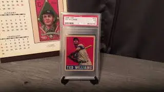 Personal collection add 1948 Leaf Ted Williams PSA 3. Collecting thoughts.