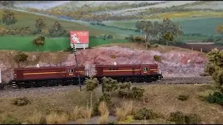 NSW 48 class locos sounding like the Alco's they are.