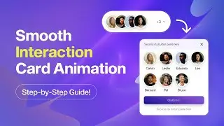 Figma Card Animation Tutorial 🔥 | Smooth UI Design & Prototyping for Beginners
