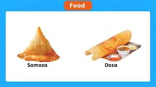 Ch 46 |  Food | Rhymes Balgeet and Picture Dictionary | LKG | For children