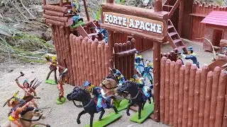 GIGANTESCO FORTE APACHE Super Batalha da Gulliver - CAIXA DE BRINQUEDOS.