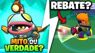 O laser do GLOWBERT &eacute; REFLETIDO pelo escudo do BUSTER? MITO OU VERDADE! BRAWL STARS!