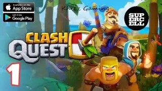Clash Quest: Beginners Guide Gameplay Tutorial #1 (iOS, Android) Kiddie Games Kids Game | May 2021