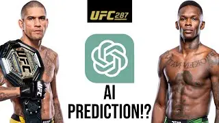 AI PREDICTS UFC 287: Pereira vs. Adesanya 2!? UFC 287 ChatGPT Predictions